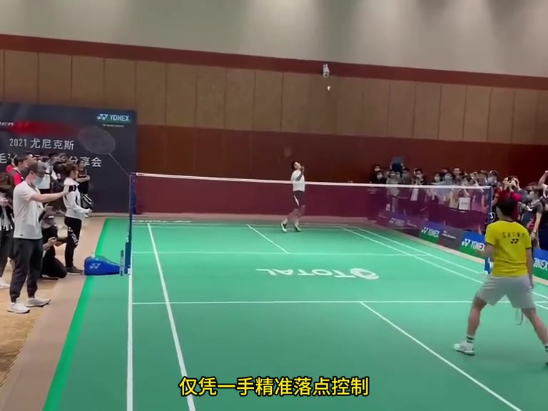 陈雨菲和林丹的表演赛就能看出男女单的差距，谢杏芳除外