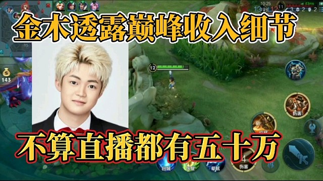 金木透露巅峰收入细节？不算直播都有五十万