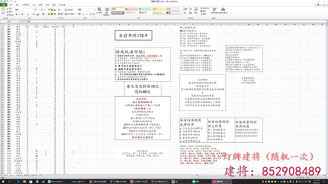 #楚熙三国志14 175年记事，今天在线人很少！