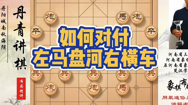 象棋布局一点通全套课程，如何对付左马盘河右横车？如何快速提升象棋水平？如何学习象棋布局、中局、残局？