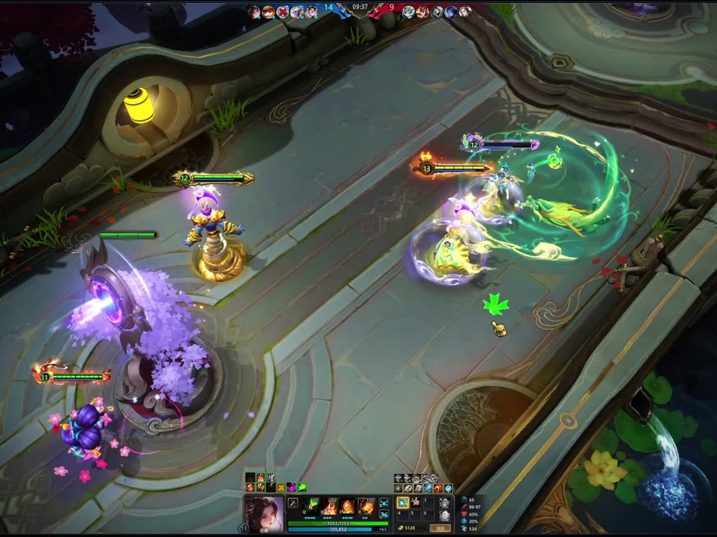 偶遇空城长发4打5取得胜利