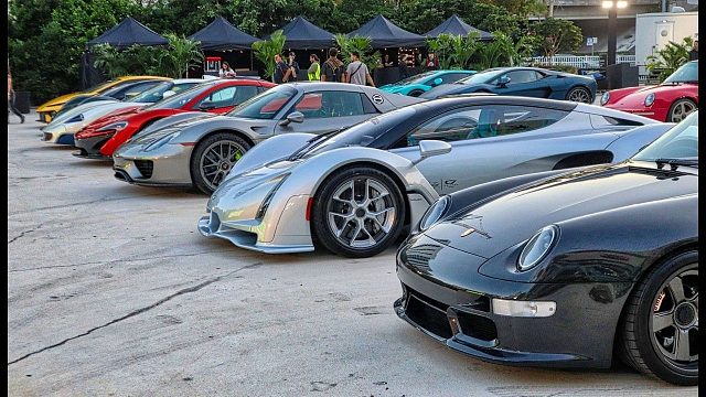 【4K60帧】2026年迈阿密老爷车展：价值5000万美元的顶级超跑阵容一览（法拉利P4/5, Cz
