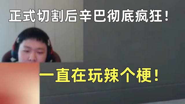 正式切割后辛巴彻底疯狂！OB张顺飞直播一直在玩辣个梗！