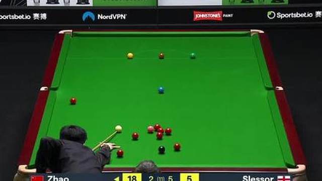 关健运气球 赵心童关健运气球打进，从此开始反击