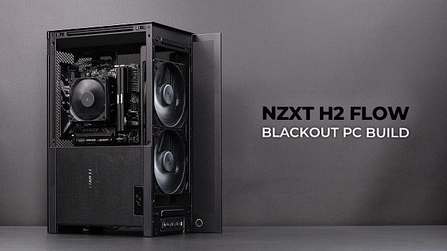 【4K】恩杰 H2 Flow 纯黑无光污染中端风冷游戏电脑装机 锐龙5 9600X RX 9