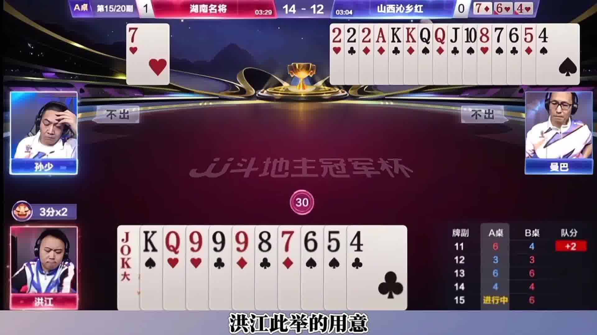 洪江强行赢炸
