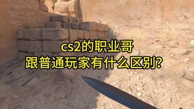 cs2的职业哥跟普通玩家有什么区别？