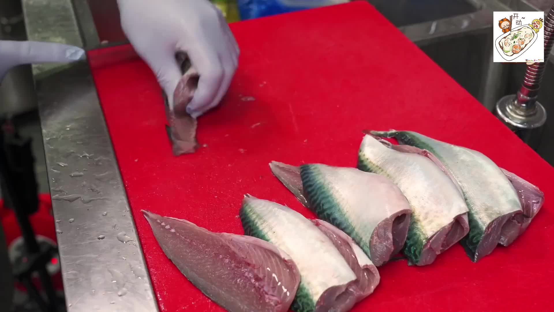 专为打工人而生的白腹鲭，做成刺身，味道真的是太鲜美了。