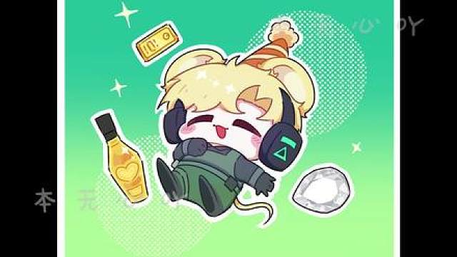 今天是小蜂医的生日呀 
蜂医生日接力
--------------------------
画稿的时候三角洲出了新干员：蝶，在后面的时候加上了qwq