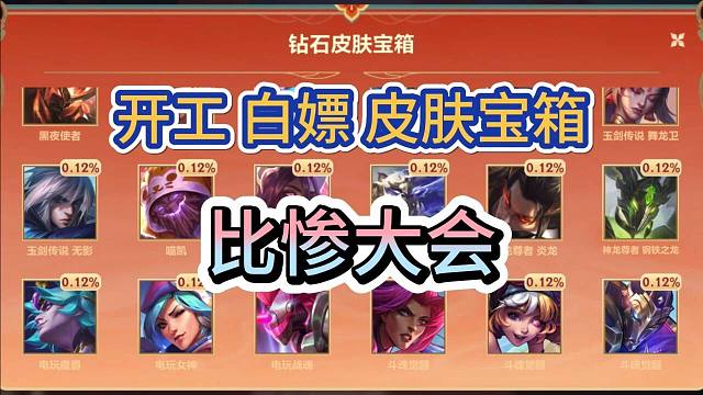 【福蛋闹春比惨大会】初八白嫖钻石皮肤宝箱，谁又抽到猛虎布隆
