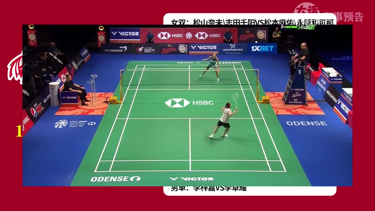 丹麦羽毛球公开赛半决赛对阵表
