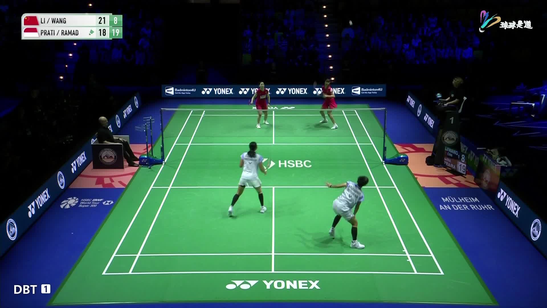 李怡婧/王漪朵vs阿玛莉亚/拉马丹蒂德国公开赛半决赛-中