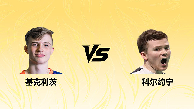 【回放】男单 基克利茨vs科尔约宁 1/16赛 2026德国羽毛球公开赛 清流