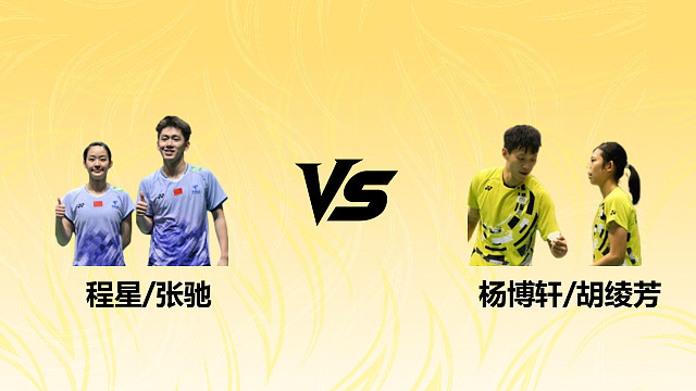 【回放】混双 程星/张驰vs杨博轩/胡绫芳 半决赛 2026德国羽毛球公开赛 清流