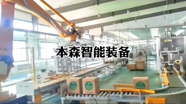 #箱装码垛机#食用油码垛机#工业