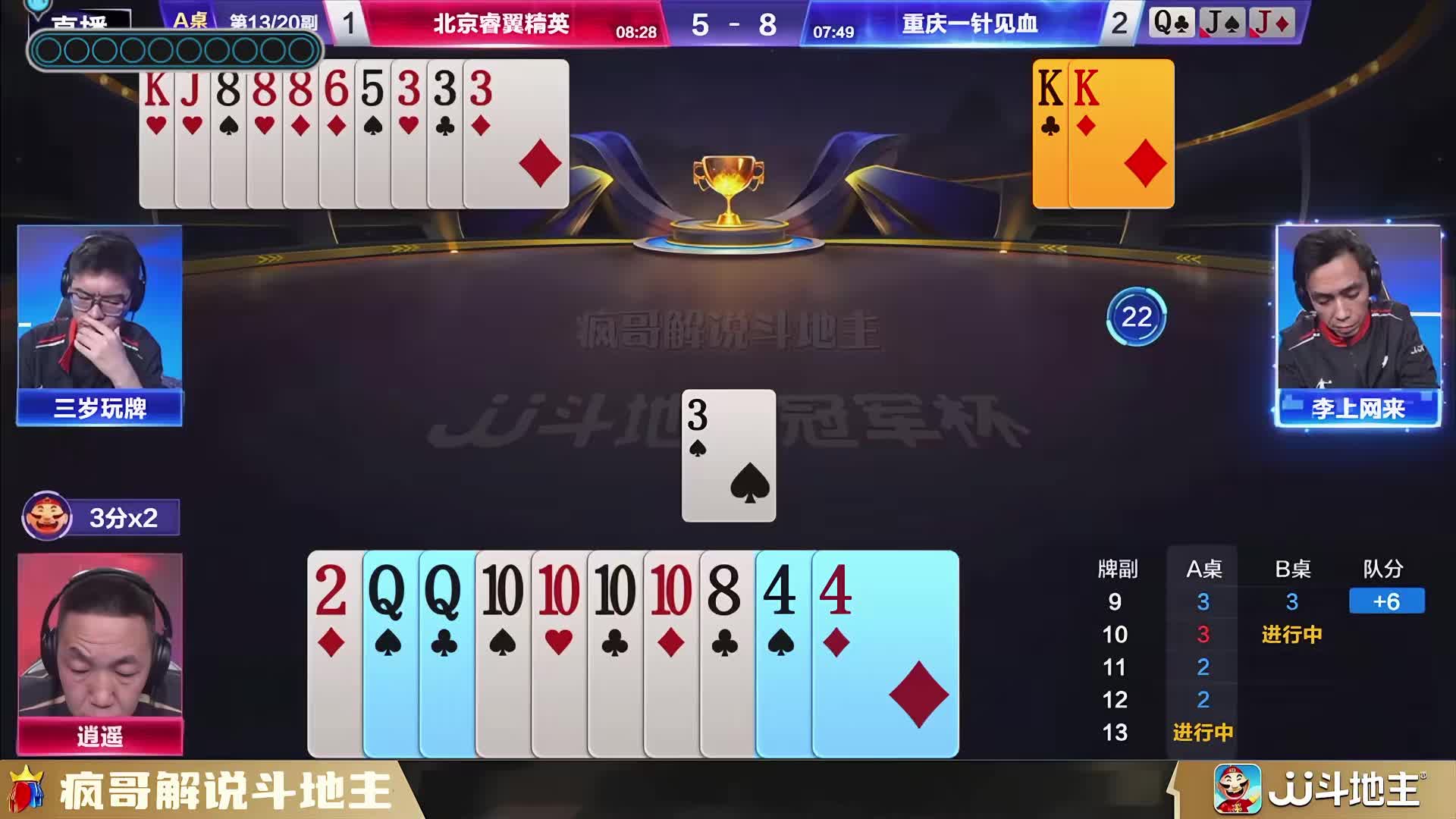 是时候展现真正的牌技了