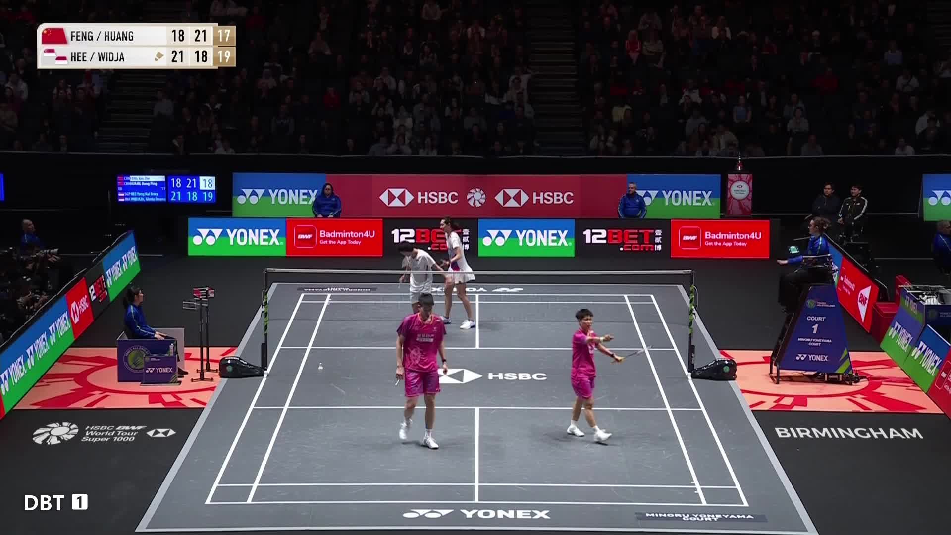 全英公开赛第一场混双凤凰组合惊险逆转晋级