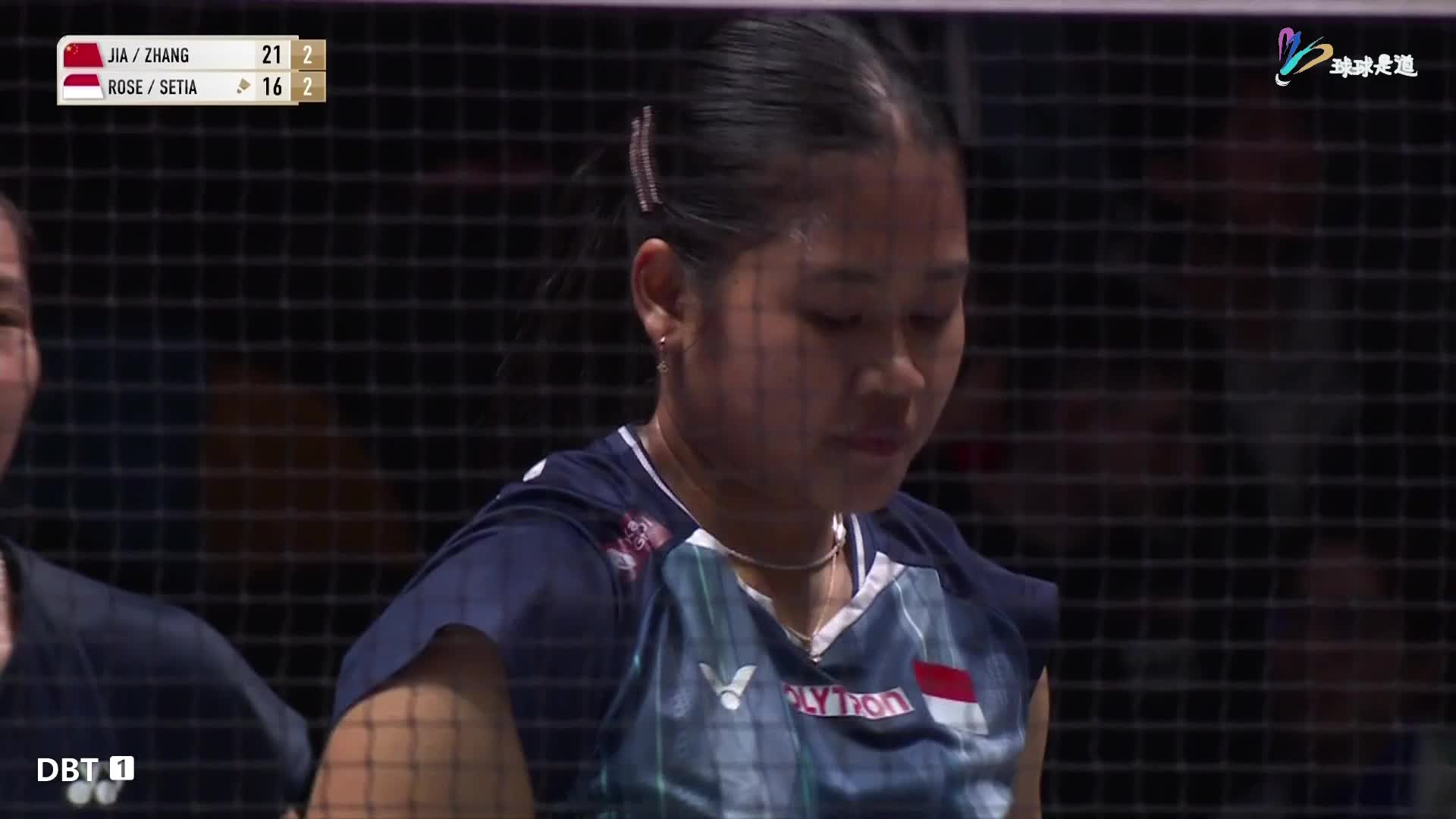 贾一凡/张殊贤vs阿莱西娅/费比全英羽毛球公开赛-球球是道