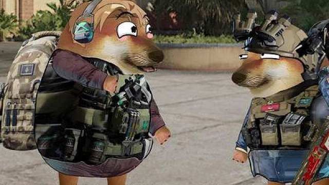 贪吃的猪，到！