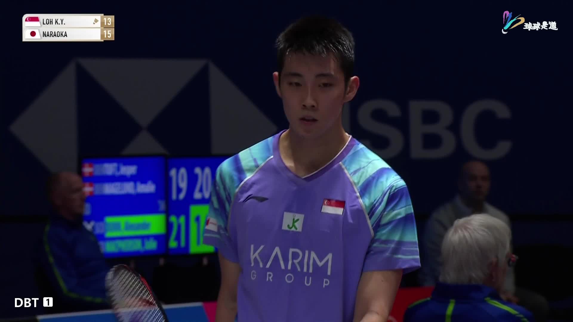 骆建佑vs奈良冈功大全英羽毛球公开赛-球球是道-上