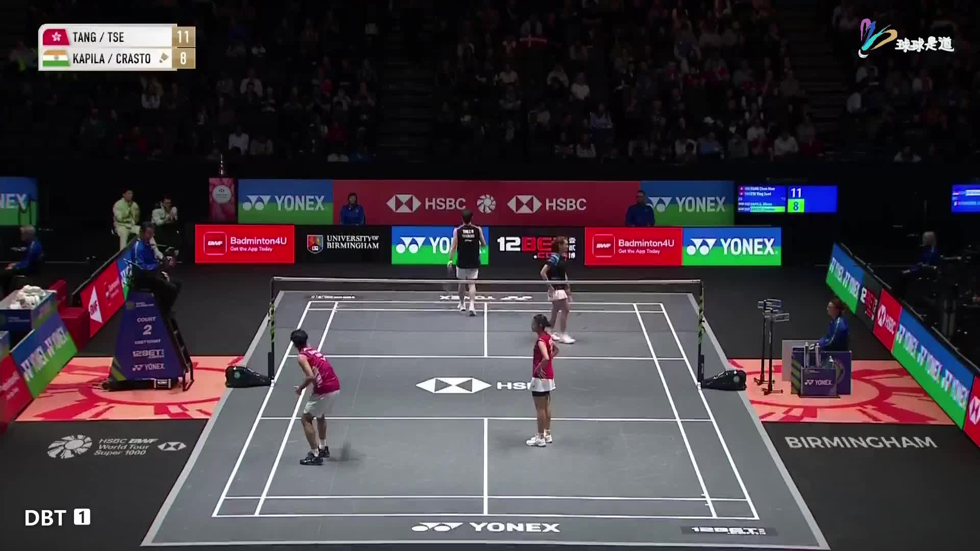 邓俊文/谢影雪vs卡皮拉/克拉斯托全英羽毛球公开赛-球球是