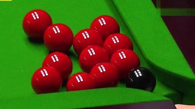 斯诺克最离谱球形，11颗红球把黑球围死袋口，裁判当场气笑了！