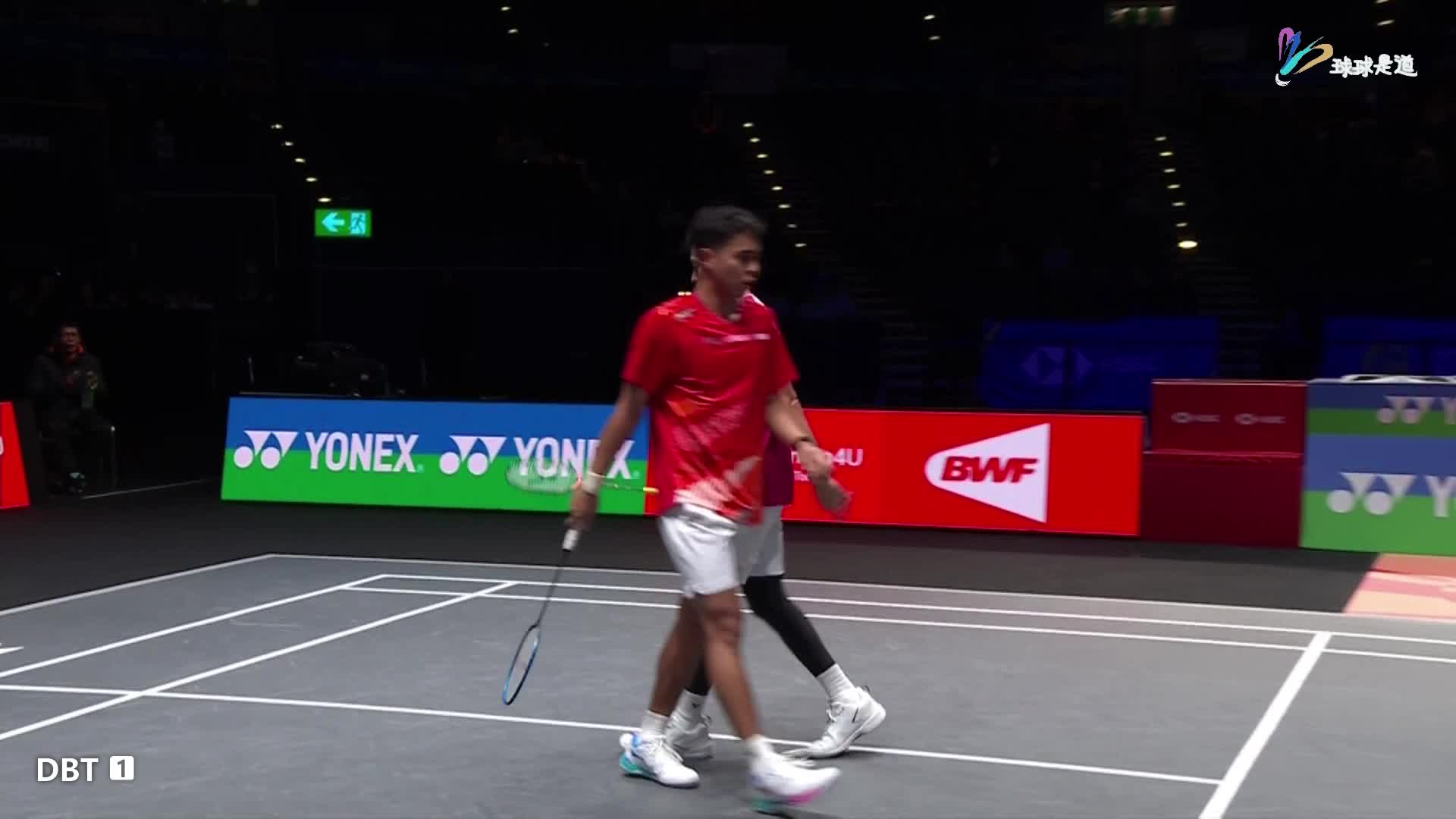 阿迪安托/拉赫马特vs陈柏阳/刘毅全英羽毛球公开赛1/4