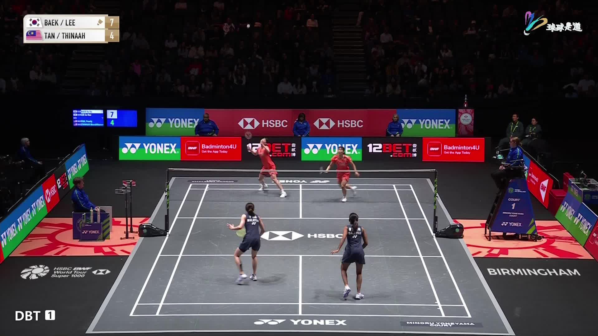 陈康乐 / 蒂娜vs 白荷娜 / 李绍希全英羽毛球公开赛-