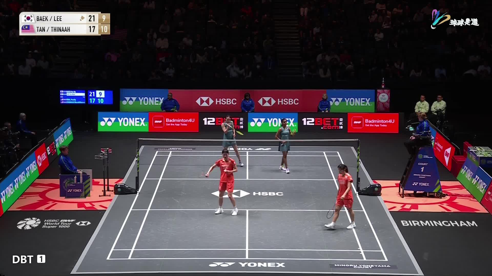 陈康乐 / 蒂娜vs 白荷娜 / 李绍希全英羽毛球公开赛-下