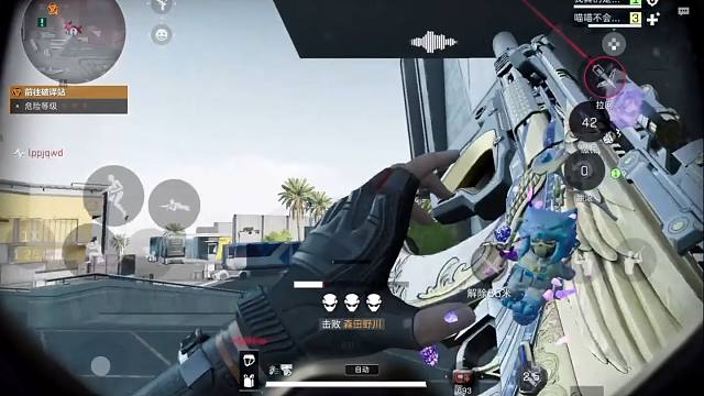 在我玩的上一款游戏里，这个MK47叫仁德