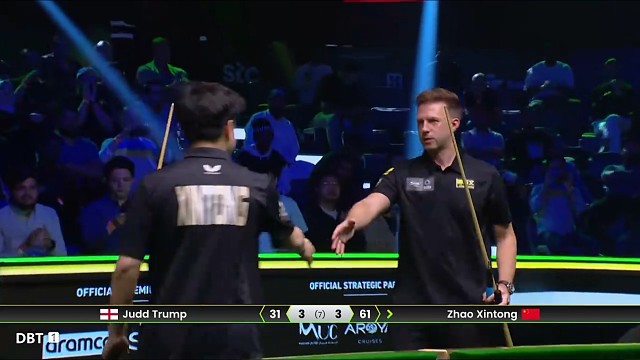 沙特利雅得金球锦标赛～赵心童绝杀小特～