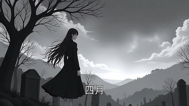《四月墓园》