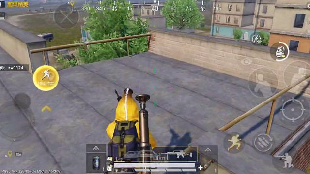 一发冲天炮，楼道一围四