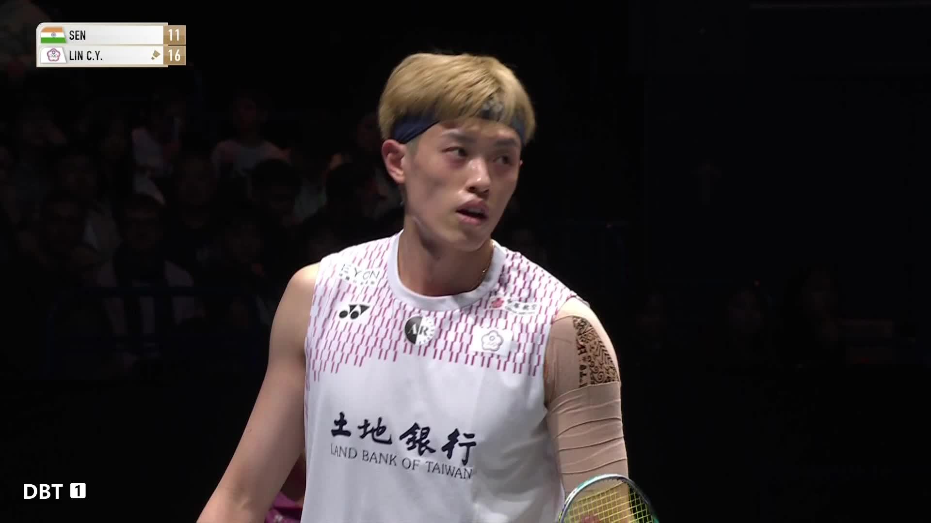 拉克什亚vs 林俊易全英羽毛球公开赛决赛