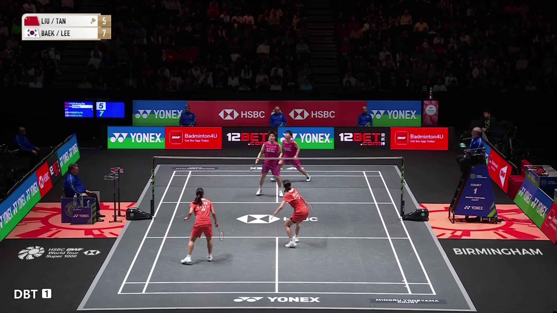 刘圣书 / 谭宁vs白荷娜 / 李绍希全英羽毛球公开赛-上