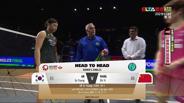 【爱尔达体育】260308女单决赛
王祉怡 21-15、21-19 安洗莹
  ​​​