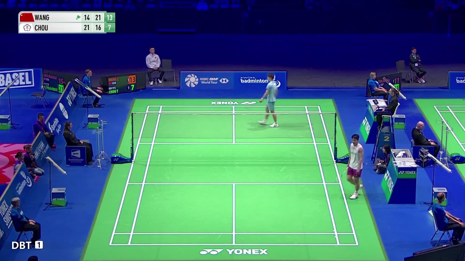 王正行vs周天成瑞士羽毛球公开赛