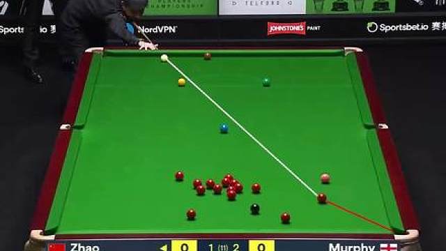 赵心童轰单杆142分，创造赛事单杆最高分，比分反超肖恩墨菲