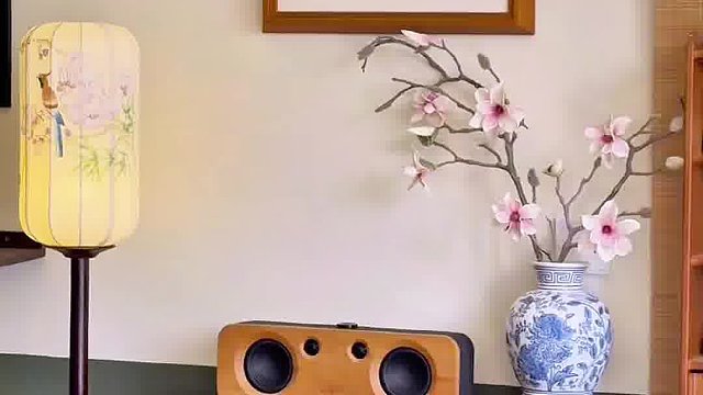 高颜值音响，点亮生活仪式感！DOSS声浪竹木音响