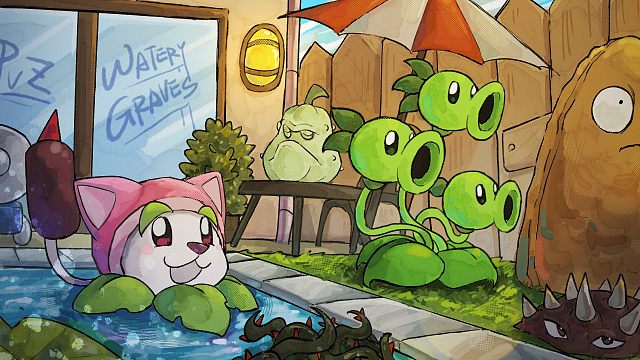 超好听的「Watery Graves」 (･ω･)ゞ 欢迎来到泳池派对