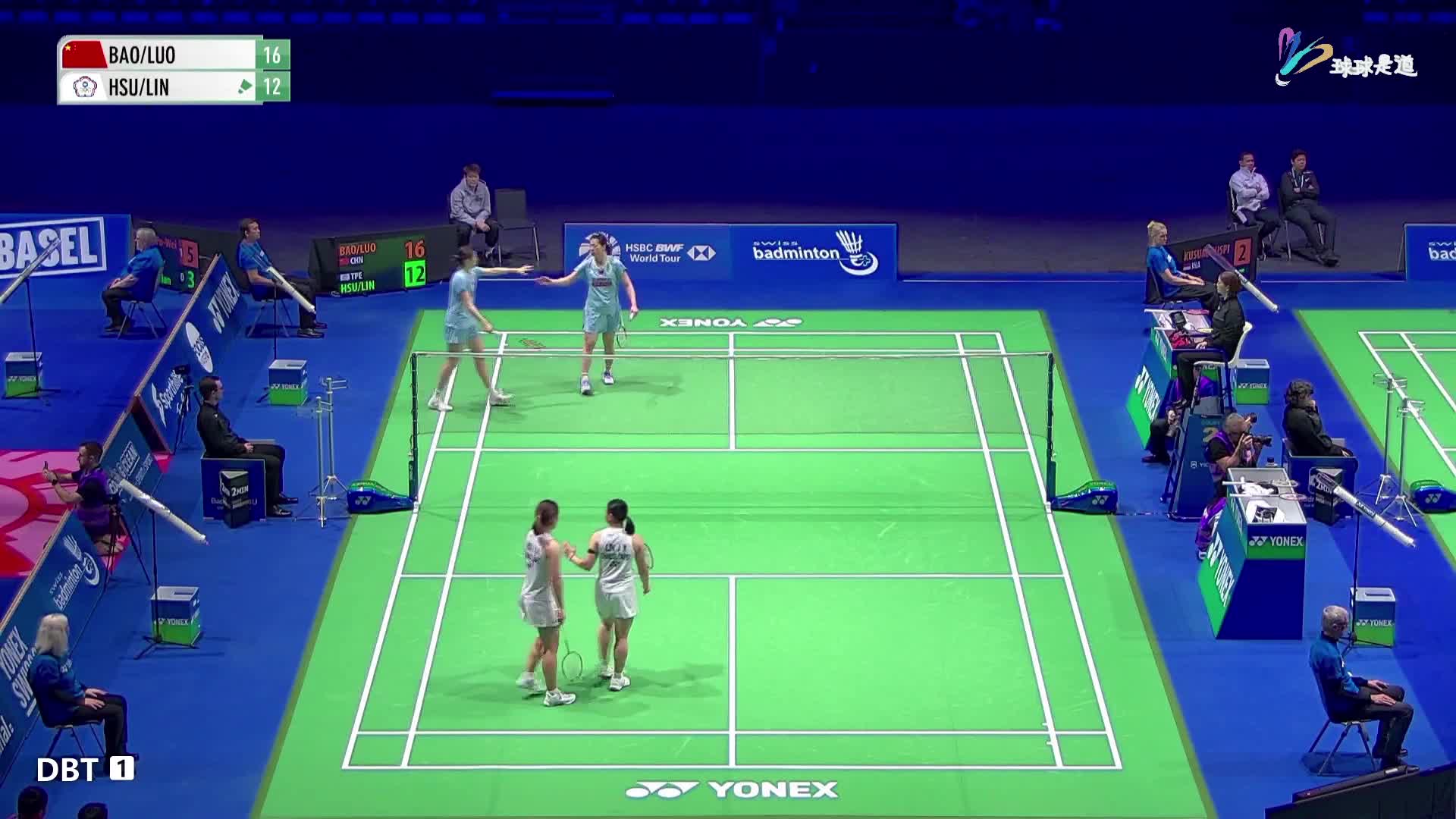  鲍骊婧 / 罗徐敏VS许尹鏸 / 林芝昀瑞士羽毛球公开赛-