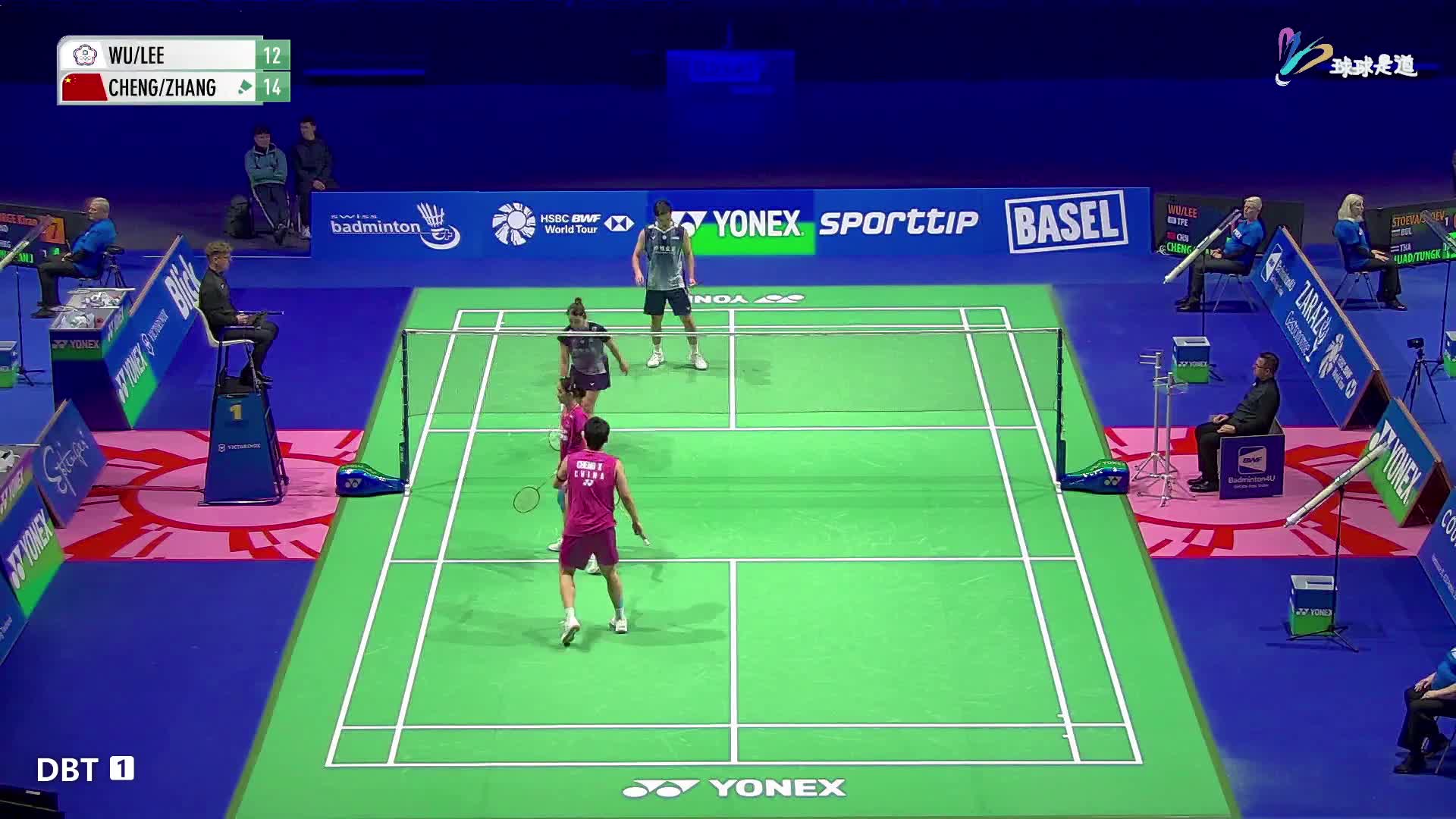 程星 / 张驰VS吴冠勋 / 李佳馨瑞士羽毛球公开赛