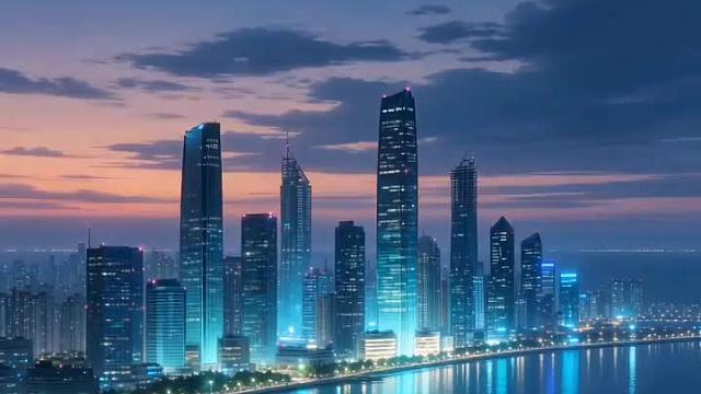 可爱的萌妹子萝莉动漫少女小仙女来到了海上城市见到了飞龙动画合集