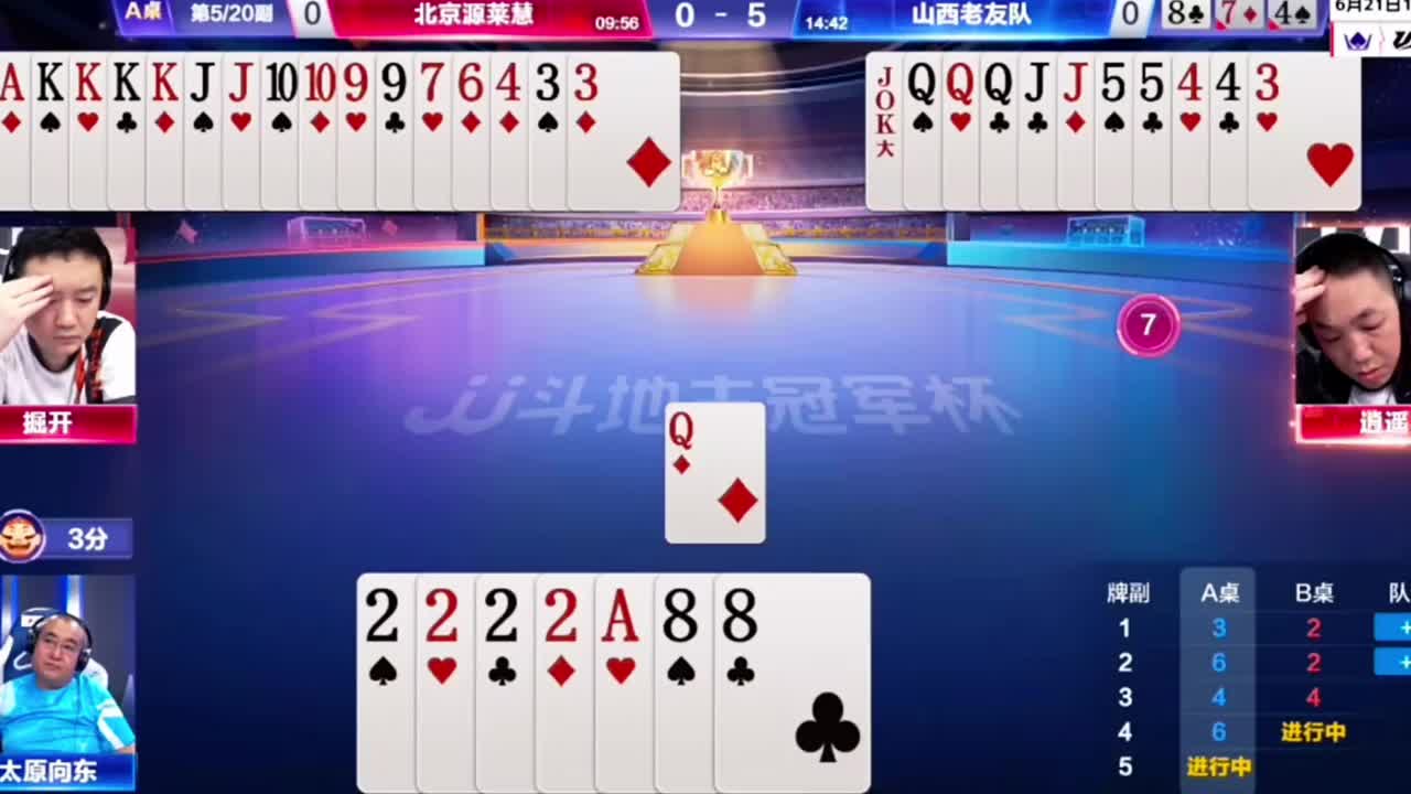 地主直接上小王