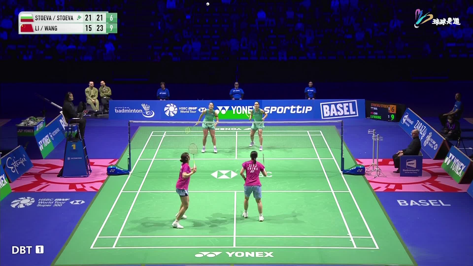 加夫列拉/斯蒂法尼vs李怡婧/王漪朵瑞士羽毛球公开赛-下