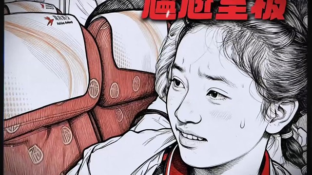 飞机上遇到社牛女孩，太好笑了 #搞笑视频 #影视 #灵魂画手