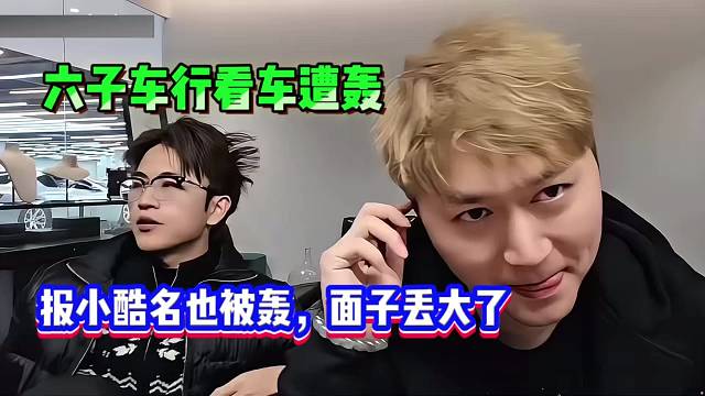 六子车行看车遭轰，报小酷名也被轰，面子丢大了