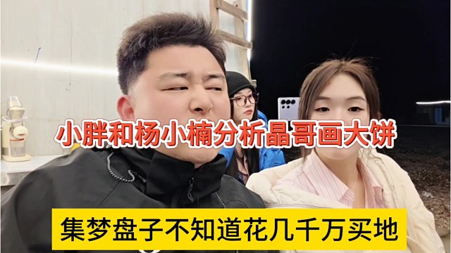 集梦盘子不值得晶哥花几千万买地，杨小楠和小胖不相信晶哥转移阵地