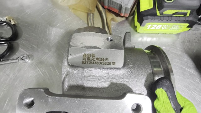 潍柴国六B高硅钼双盖板涡壳
​适用6272、3783、5826