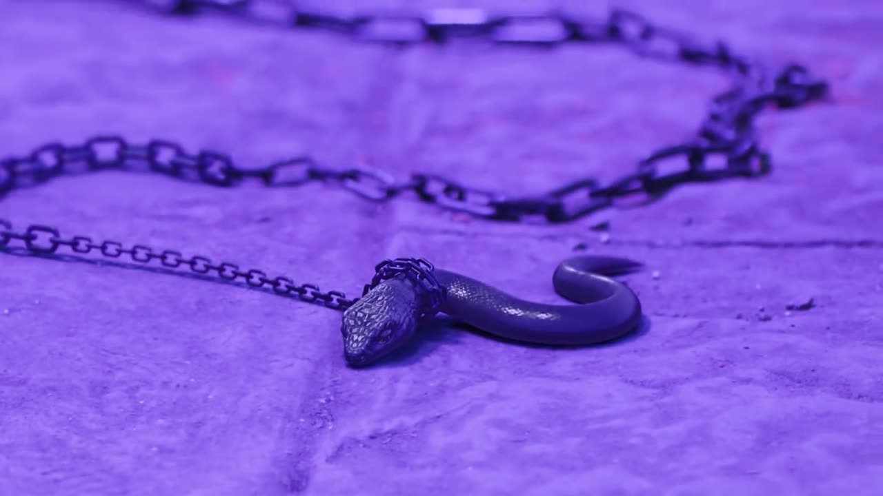 那么多大粗链子，就只为了绑这么一条大蟒蛇